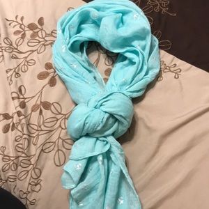 😍 Teal anchor scarf